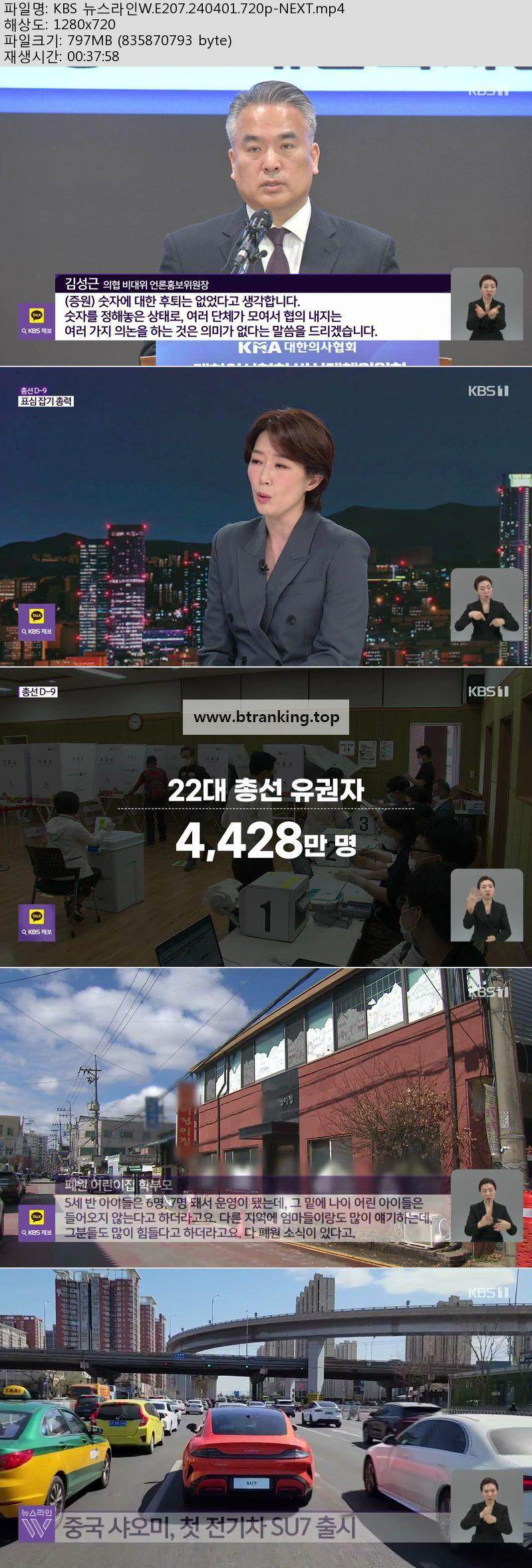 KBS 뉴스라인W.E207.240401.720p-NEXT